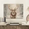 Kerst - Rendier - Winter - Krans PET vilt klein -sfeer1
