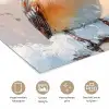 Vogels - Tak - Winter - Sneeuw poster papier klein -closeup_NL