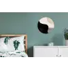 Abstract - Japandi - Beige - Modern Wandcirkel aluminium klein -slaapkamer