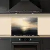 Zon - Horizon - Zee keuken achterwand spatscherm klein -sfeer1