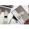 Gestapelde - Stenen - Grijs laptophoes neopreen klein -bureau