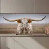 Longhorn - Grasveld - Dier keuken achterwand 2 middel zz_3dshopping
