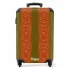 Koraalrood slangenhuid met symmetrische schubstructuur NBS - Handbagage koffer - Kinderen Unisex middel -productfoto_recht