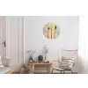 Verf - Goud - Bestek Wandcirkel aluminium klein -woonkamer