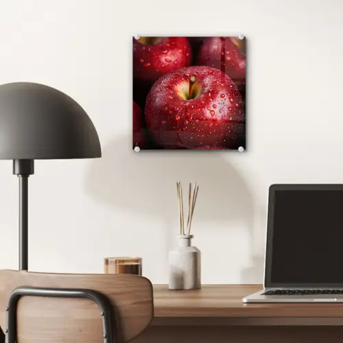 Rood - Appels - Fruit plexiglas 5mm klein -sfeer6