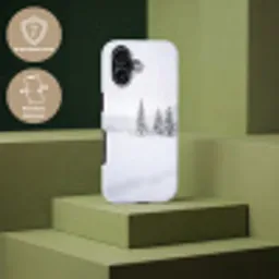 Fijnsparren - Sneeuw - Winter - Landschap - Stilte Toughcase MagSafe Apple iPhone 17 klein -USP_PrintM_NL
