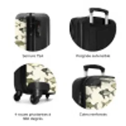 Vissen - Klassiek - Groen NBS - Handbagage koffer - Volwassenen Unisex middel zzzzzzzbolletjes_FR