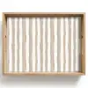 Minimalistisch - Strepen - Beige Dienblad Rechthoek middel 911 -z3d_shopping