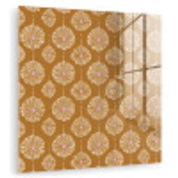 Bloemen - Modern - Oker plexiglas 5mm klein 11 -zzzproduct_nieuw