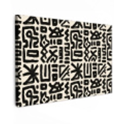 Geometrisch - Figuren - Zwart canvas 2cm klein 34 -z3d