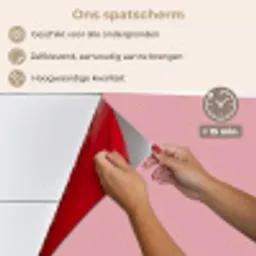 Roze - Kleuren - Interieur - Effen - Kleur keuken achterwand spatscherm klein 900 -spatscherm_NL