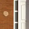 Licht hout - Klassiek Naambord Organisch middel -sfeer3