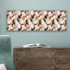 Penseelstreken - Oranje - Grijs canvas 2cm klein 828 -sfeer4