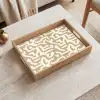 Modern - Abstract - Beige Dienblad Rechthoek middel 911 -sfeer1