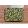Bladeren - Modern - Groen laptophoes neopreen klein 279 -tafel