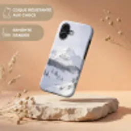 Berg - Sneeuw - Winter - Natuur - Wit Toughcase MagSafe Apple iPhone 17 klein -USP_RandenV_FR
