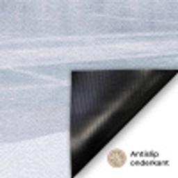 Meer - Dennen - IJs - Winter - Rustgevend Deurmat klein -antislip_NL