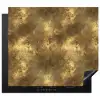 Antiek - Metaallook - Goud Inductie beschermer vinyl 3mm middel 274 -3d