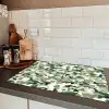 Abstract - Camouflage - Groen Inductie beschermer vinyl 3mm klein 276 -sfeer3