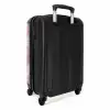 Klassiek boeket patroon roze NBS - Handbagage koffer - Kinderen Unisex middel -achterkant