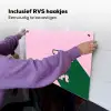 Groen - Teskt - This is art - Roze Inductie beschemer met haakjes klein -ky-ophangen-nl
