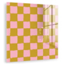 Patroon - Vierkant - Roze plexiglas 5mm klein 11 -zzzproduct_nieuw