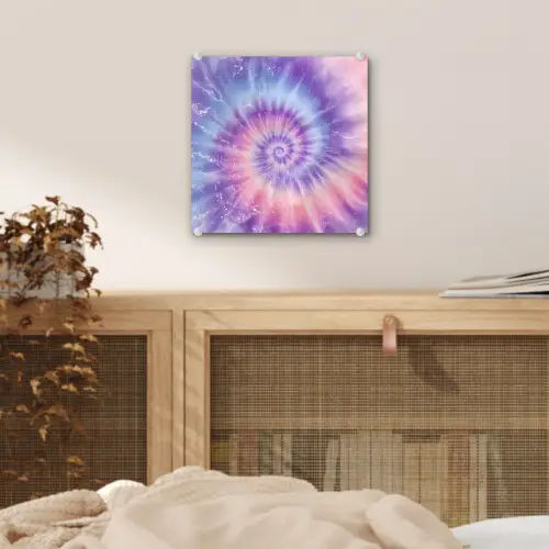 Pasteltinten - Paars - Spiraal - Marmer plexiglas 5mm klein -sfeer4