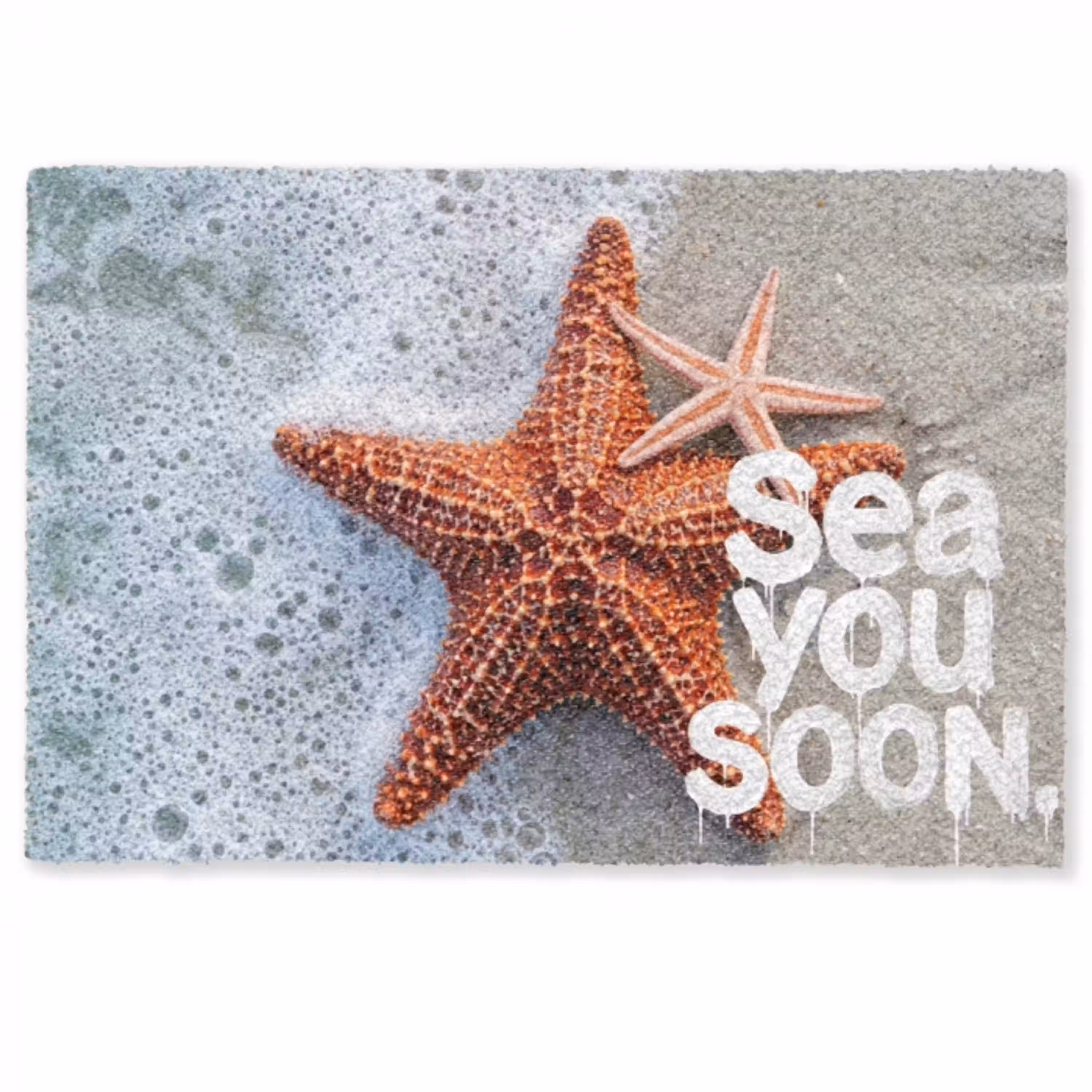 Sea you soon - Zeester - Zee Deurmat klein -zkaufland3d