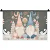 Kerst - Gnomen - Pastel Wandkleed katoen klein -zz3d
