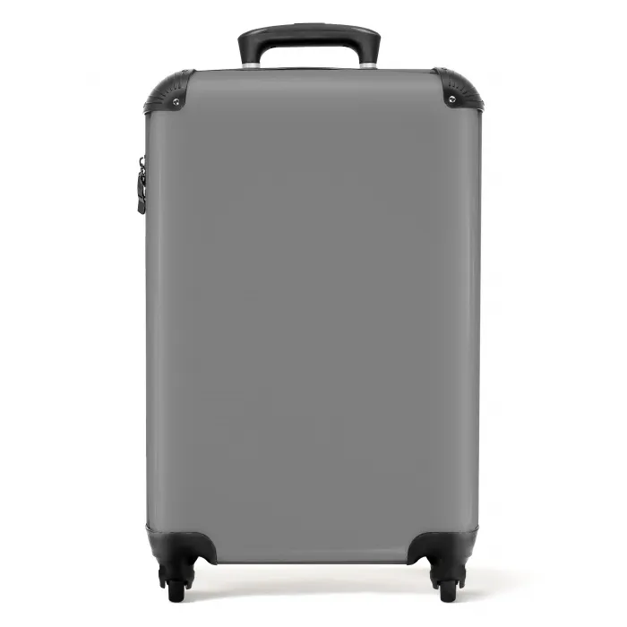 Zwarte vlekken over een witte achtergrond NBS - Handbagage koffer - Kinderen Unisex middel -productfoto_recht