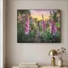 Vingerhoedskruid - Bloemen - Tuin Textielframe - compleet frame klein -sfeer2