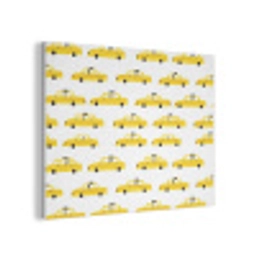 Taxi - Iconisch - Geel PET vilt klein 837 -3d