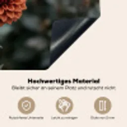 Dahlia - Bloem - Natuur - Sfeervol Inductie beschemer met haakjes klein -ky-onderkant-de