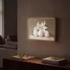 Lelies - Eieren - Pasen Light Box met batterij (Wandlamp) middel -sfeer1