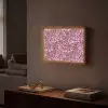 Organisch - Patroon - Roze Light Box met batterij (Wandlamp) middel 907 -sfeer1