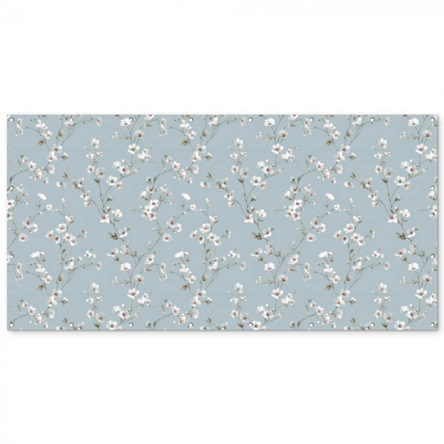 Klassiek - Bloemen - Blauw Balkonbeschermer Duitsland klein 596 -zz_3d
