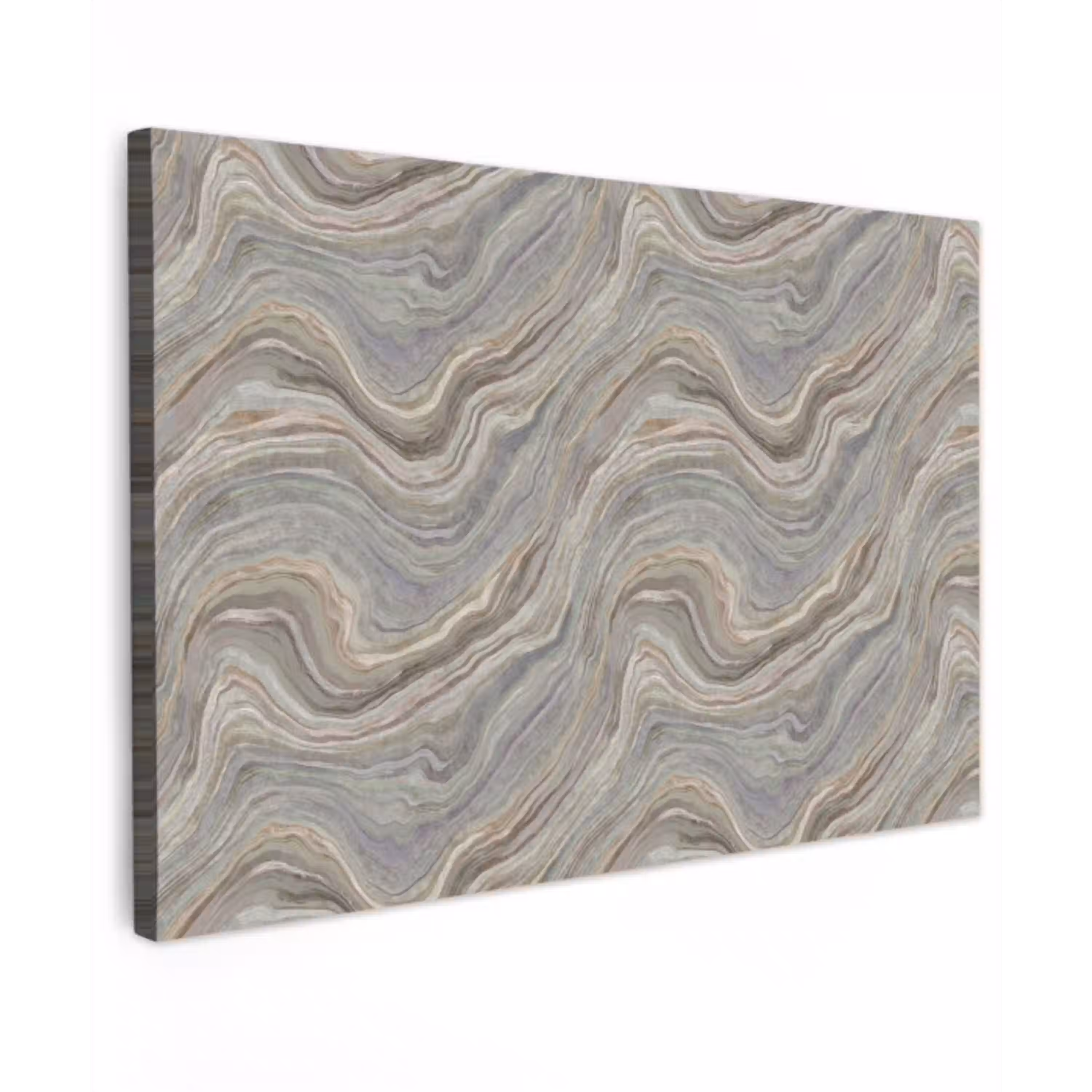 Patroon - Sereen - Paars - Groen canvas 2cm klein 34 -z3d