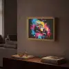 Graffiti - Sport - Auto - Formule 1 - Autosport Light Box met batterij (Wandlamp) middel -sfeer1