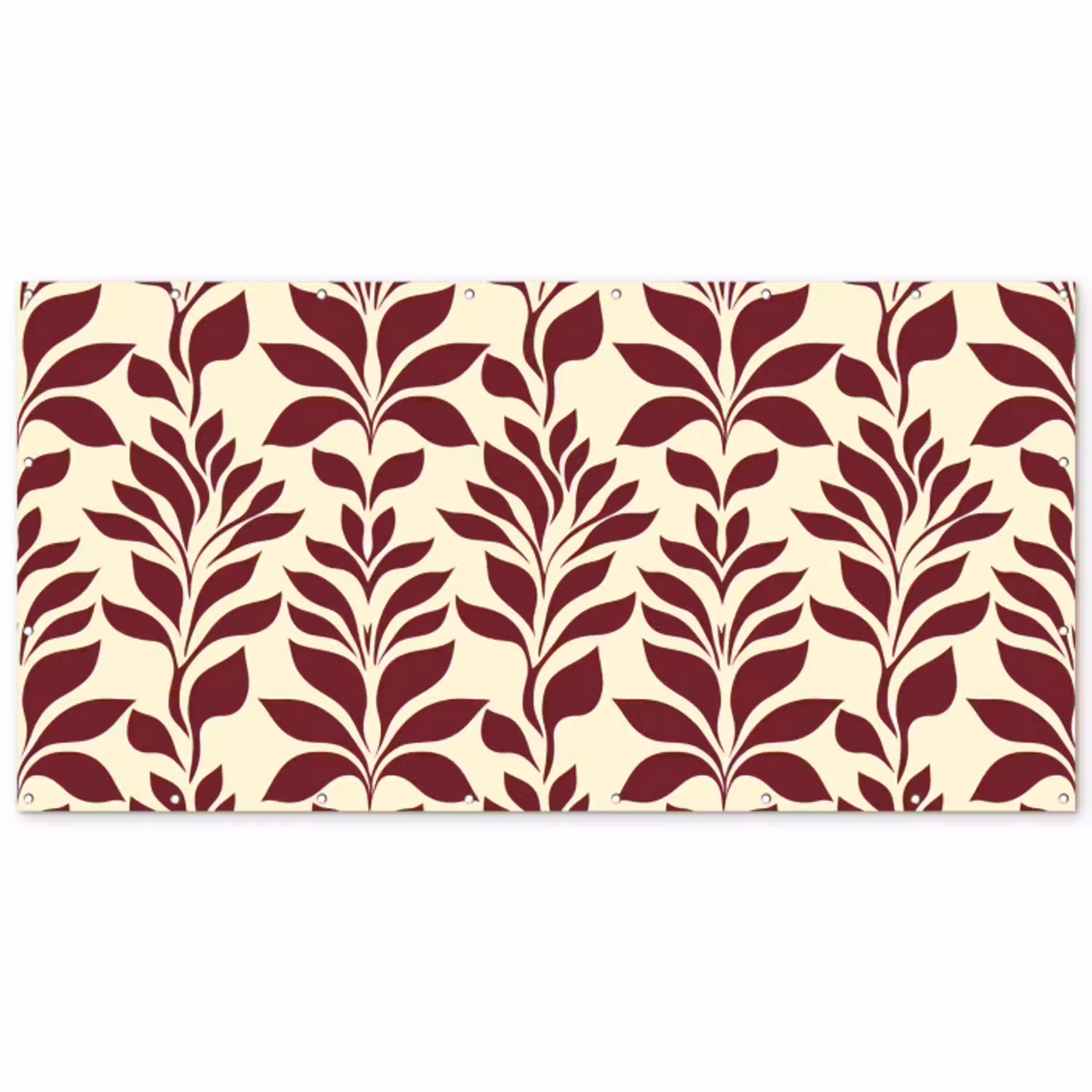 Abstract - Bladeren - Burgundy Balkonbeschermer Duitsland klein 596 -zz_3d