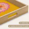 Lelie - Oranje - Lijst - Ovaal Dienblad Rechthoek middel -USP_HandgreepNL