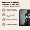 Hond - Krullen - Zonnebril - Wijn Inductie beschermer vinyl 3mm middel -usfeer2_FR