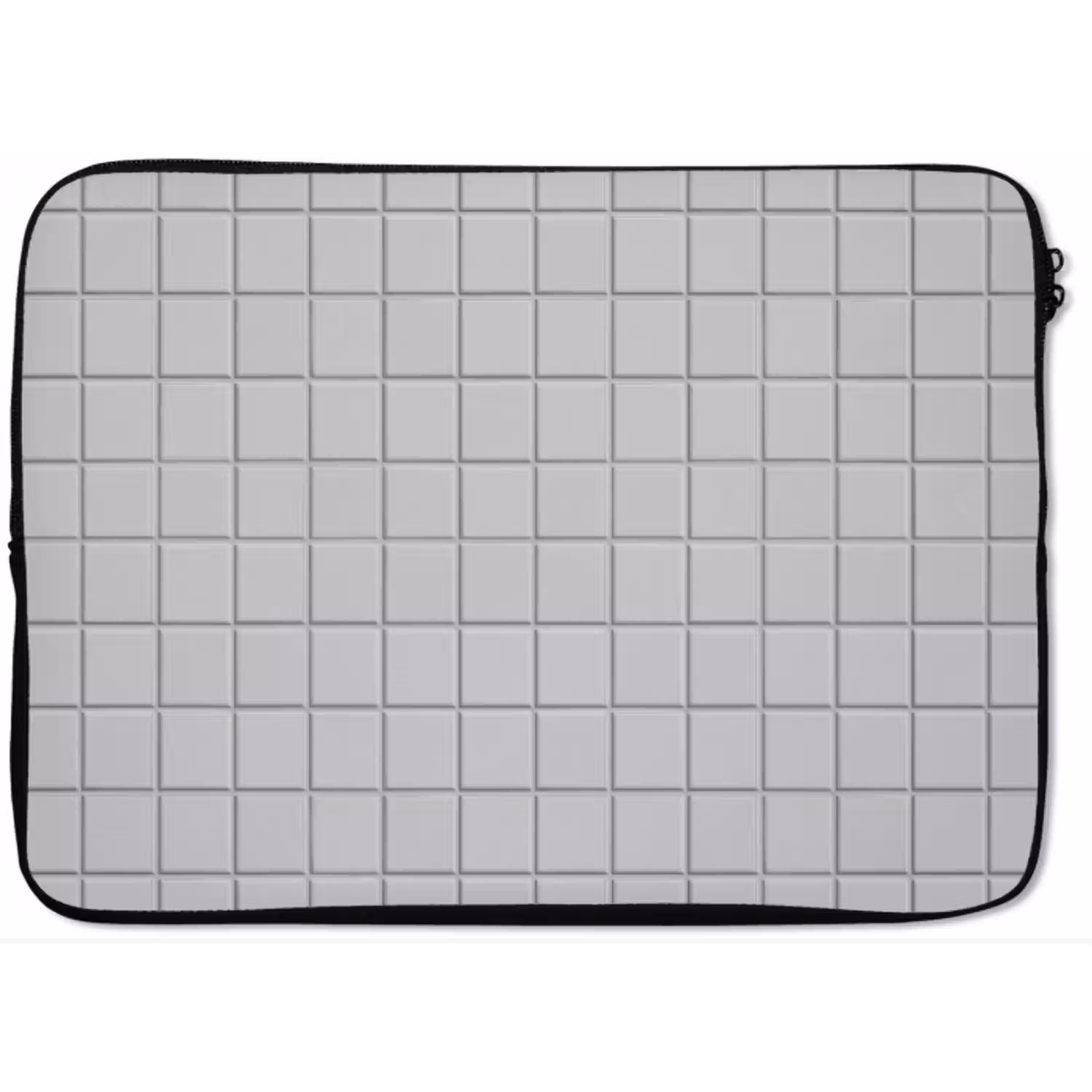 Patroon - Tegels - Licht - Grijs laptophoes neopreen klein 279 -zkaufland3dotto