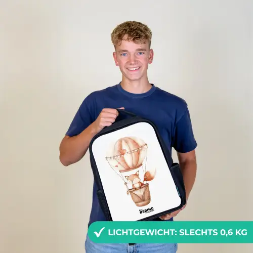 Vinnie vosvaart Rugzak - Zwart middel -sfeer7_NL