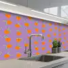Paars - Oranje - Perzik keuken achterwand 2 middel 871 -3d_schuin