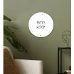 Quotes - Boys room - Spreuken - Jongens - Kind Wandcirkel kunststof plaat 5mm dik klein -sfeer3