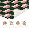 Vlechtpatroon - Groen - Roze - Geometrisch deurposter klein 289 -closeup_NL