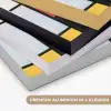 Kunst - Mondriaan - Oude meesters - Compositie 2 Textielframe zwart klein -USP_kleurenNL