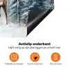 Rendier - Sneeuw - Woud - Wit Inductie beschermer vinyl 3mm klein -zzzzzzz-td-onderkant