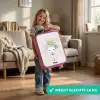 Kleine prinses met hartjes Kinderkoffer - Roze klein -sfeer2_NL