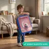 Maanwip met Pluizig Wezentje Kinderkoffer - Blauw klein -sfeer2_NL